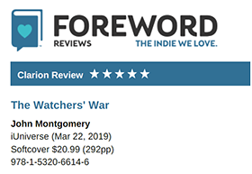 The Watchers' War - Clarion Foreword Reviews